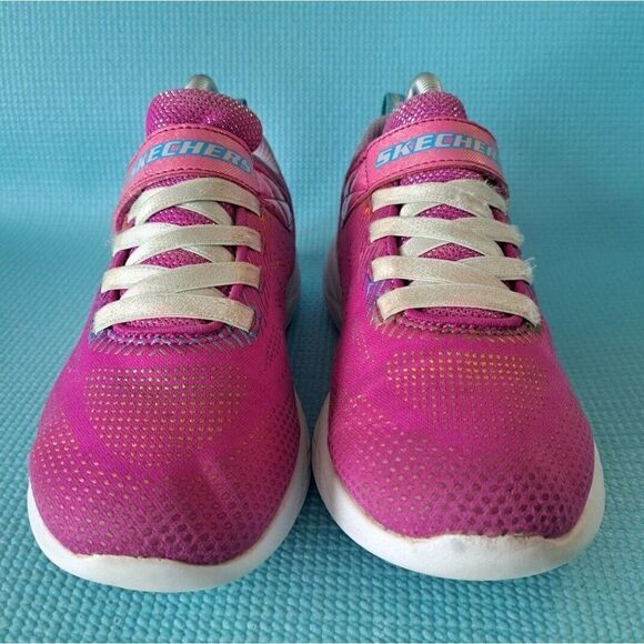 Skechers Go Run 600 Runner Sneaker Little Girl Size 3 Pink - Picture 2 of 8